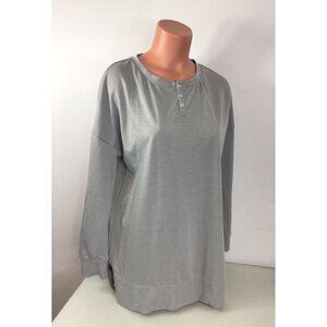 Splendid Blouse Henley Top Womens Medium